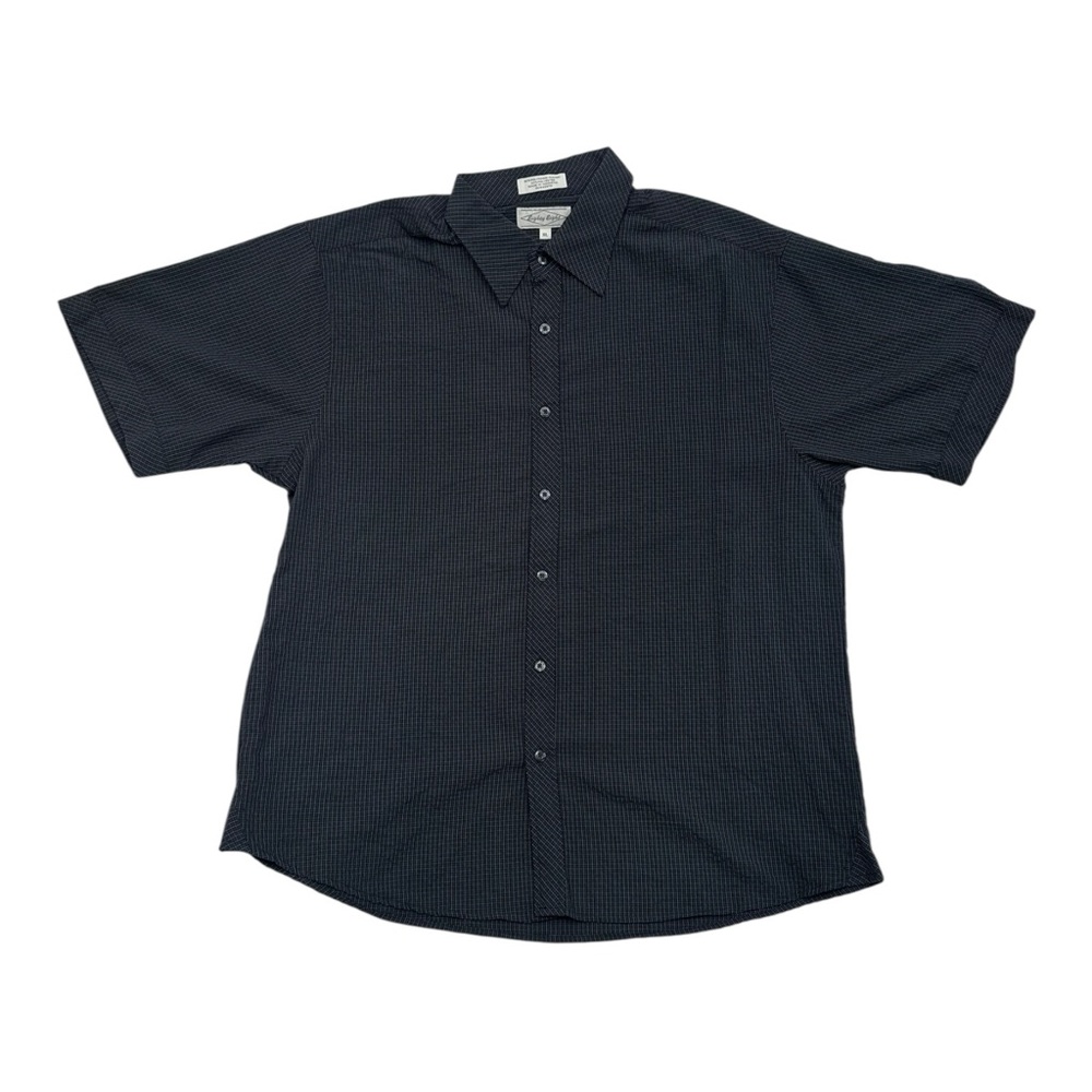 Eighty Eight Men's Dark  Patterned Button Down Shirt - Size XL